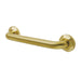 Metropolitan 12" Brass Decorative Grab Bar in Brushed Brass  