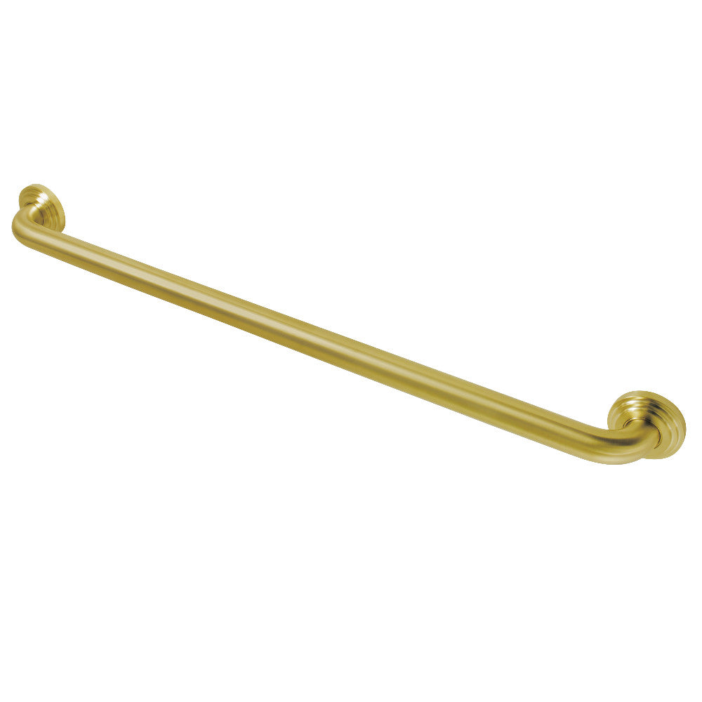 Milano 30" Brass Decorative Grab Bar in Brushed Brass  
