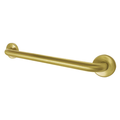 Americana 18" Stainless Steel Decorative Grab Bar in Brushed Brass 
