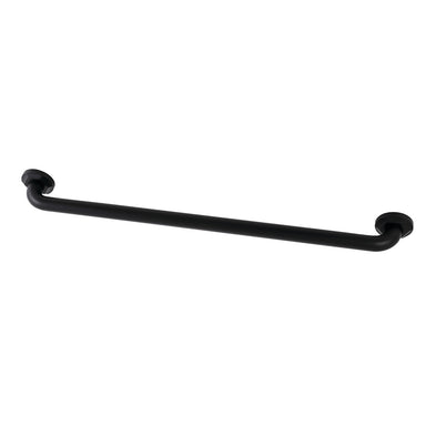 Metropolitan 30" Brass Decorative Grab Bar in Matte Black  