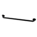 Metropolitan 30" Brass Decorative Grab Bar in Matte Black  