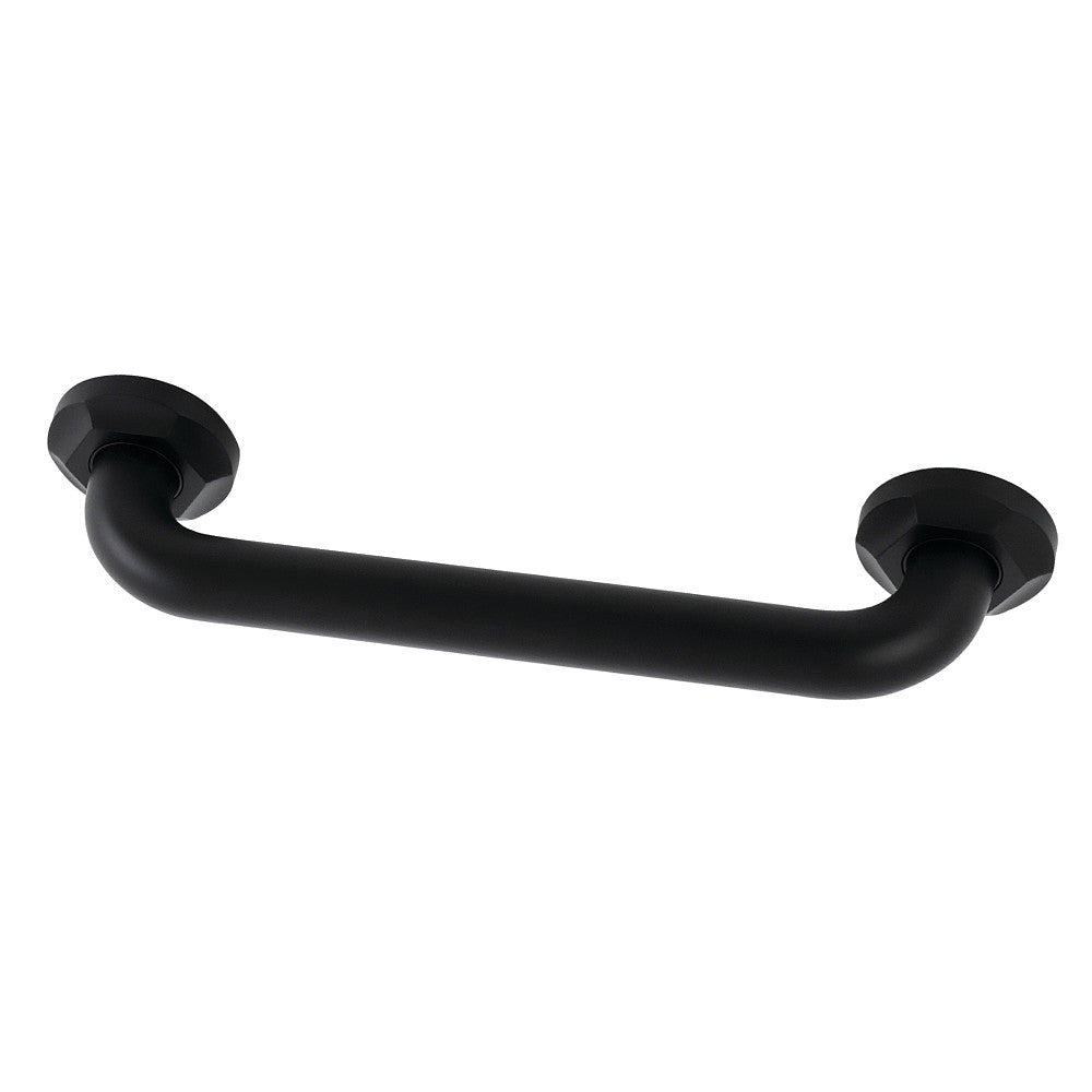 Metropolitan 12" Brass Decorative Grab Bar in Matte Black  
