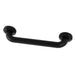 Metropolitan 12" Brass Decorative Grab Bar in Matte Black  
