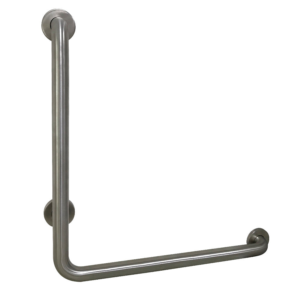 Kingston Brass 24" x 24" L-Shaped Stainless Steel ADA Grab