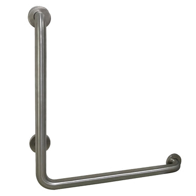 Kingston Brass 24" x 24" L-Shaped Stainless Steel ADA Grab