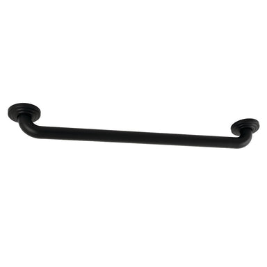 Restoration 24" Brass Decorative Grab Bar in Matte Black  