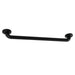 Restoration 24" Brass Decorative Grab Bar in Matte Black  