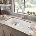 BLANCO Valea 32" SILGRANIT 50/50 Bowl Low-Divider Kitchen Sink-DirectSinks