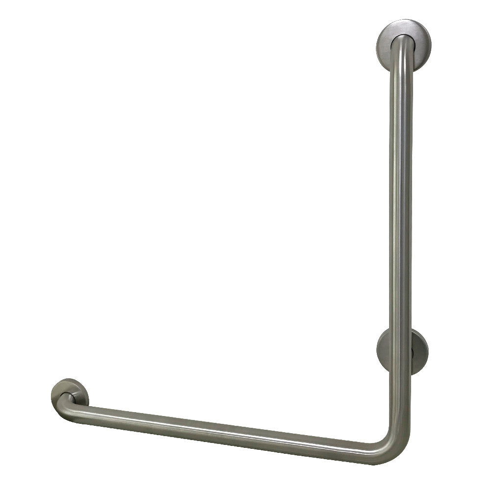 Kingston Brass 24" x 24" L-Shaped Stainless Steel ADA Grab
