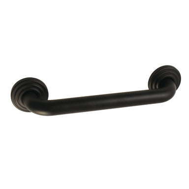 Restoration 12" Brass Decorative Grab Bar in Matte Black  