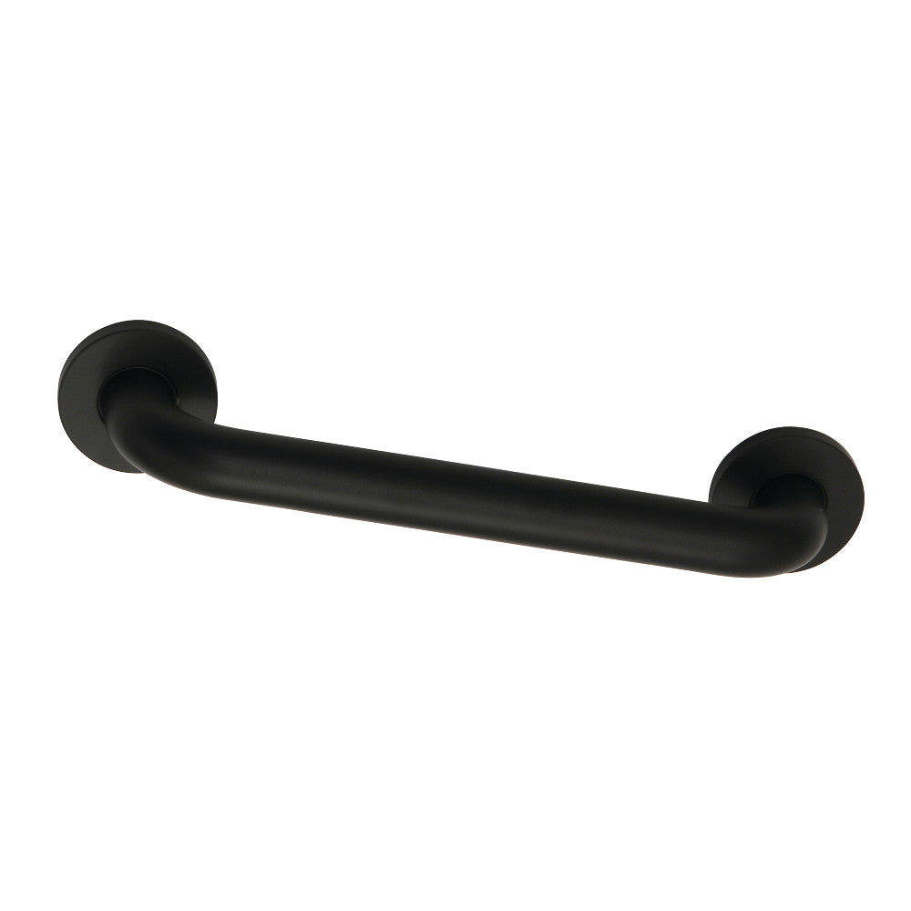 Meridian 12" Brass ADA Grab Bar in Matte Black  
