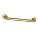 Meridian 16" Brass ADA Grab Bar in Brushed Brass  
