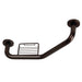 Meridian 10" x 12" Angled Stainless Steel Grab Bar with Soap