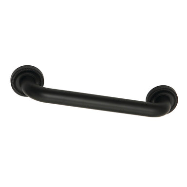 Camelon 12" Brass Decorative Grab Bar in Matte Black  