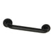 Camelon 12" Brass Decorative Grab Bar in Matte Black  
