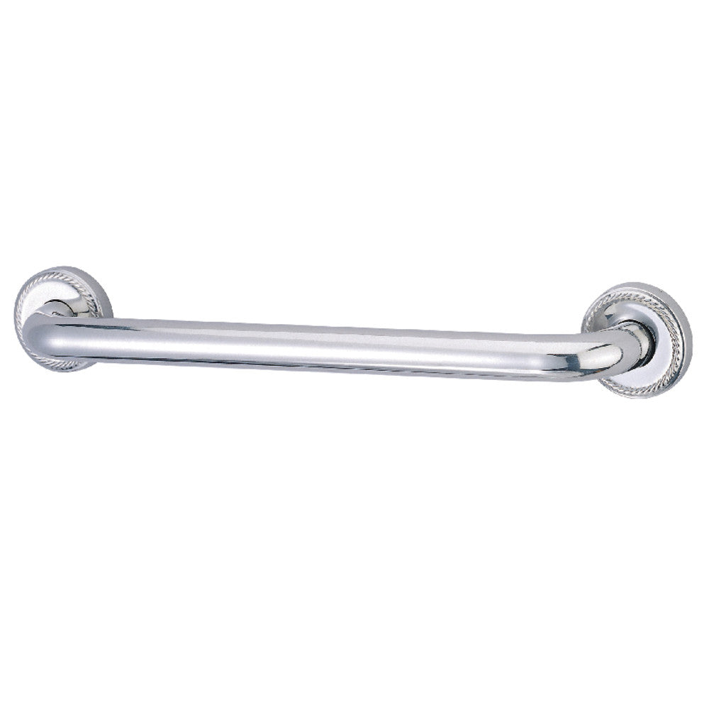 Laurel 24" Brass Decorative Grab Bar in Polished Chrome  