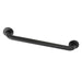 Meridian 18" Brass ADA Grab Bar in Matte Black  