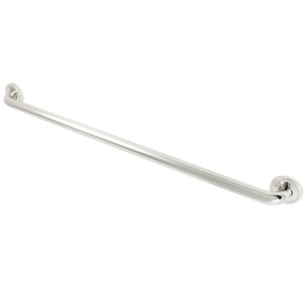 Laurel 36" Brass Decorative Grab Bar in Polished Nickel  