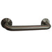Restoration 12" Brass Decorative Grab Bar in Brushed Nickel  
