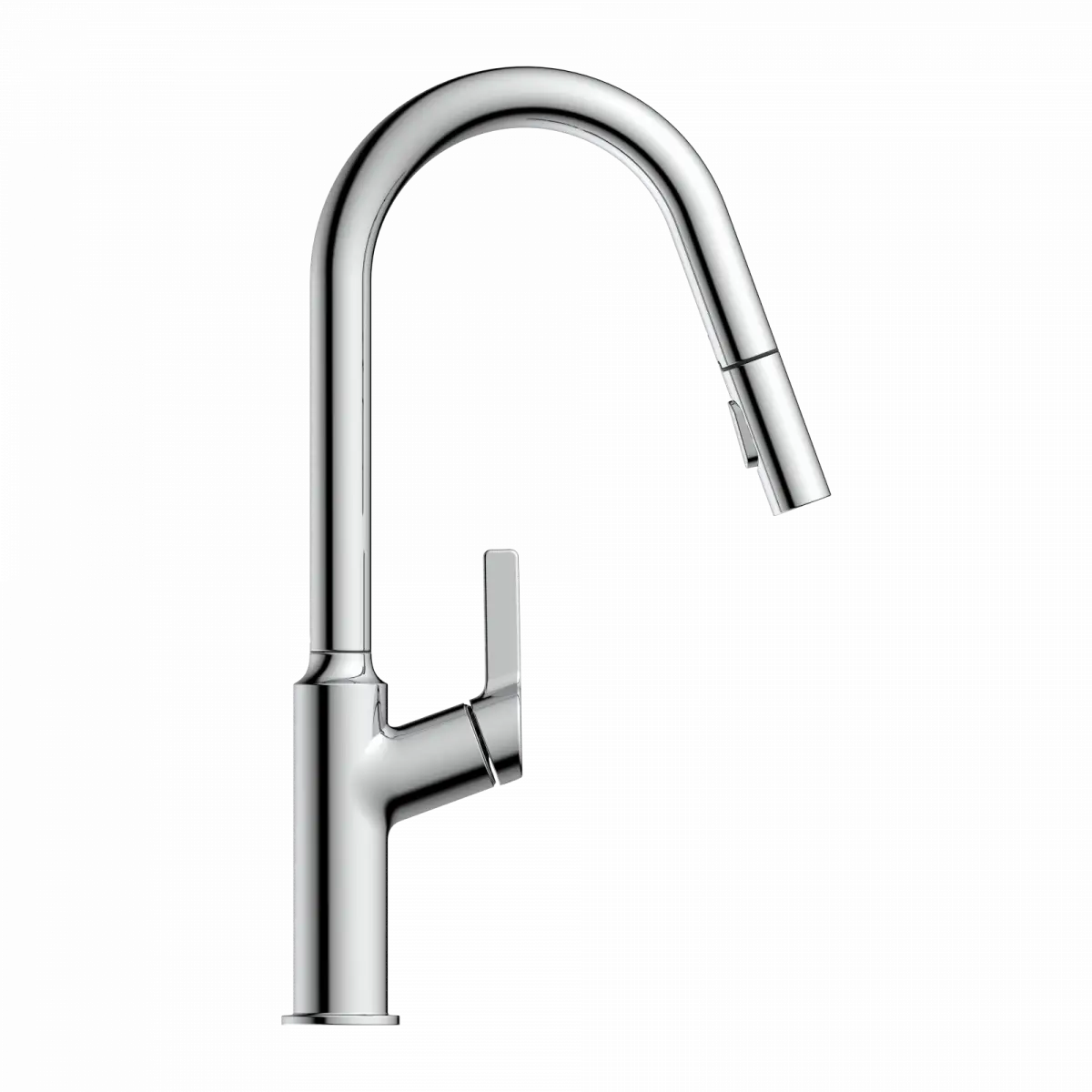 Wasserwerk Kitchen Faucet with Curved Spout in Chrome