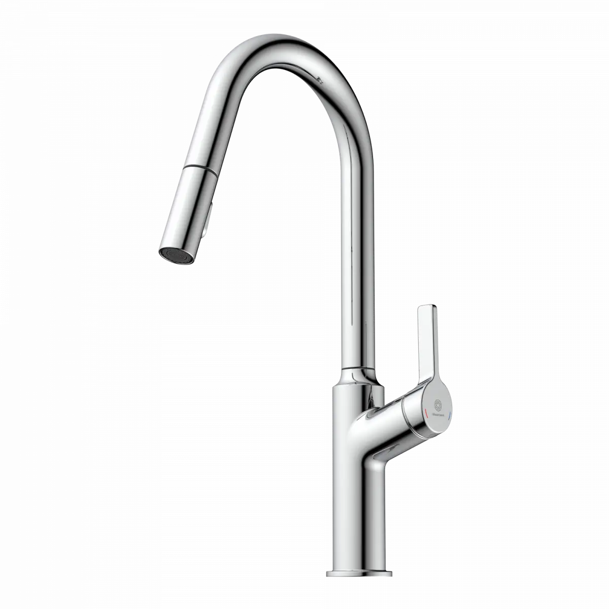 Wasserwerk Kitchen Faucet with Curved Spout in Chrome