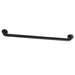 Silver Sage 30" Brass ADA Grab Bar in Matte Black 