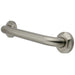 Metropolitan 36" Brass Decorative Grab Bar in Brushed Nickel  