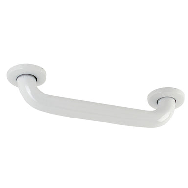 Kingston Brass 12" Stainless Steel ADA Grab Bar in White