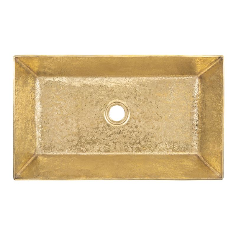 Terra Firma 20" Rectangle Brass Bathroom Sink