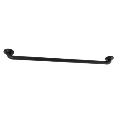 Restoration 36" Brass Decorative Grab Bar in Matte Black  