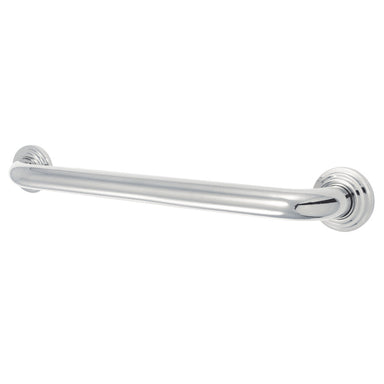 Milano 18" Brass Decorative Grab Bar in Polished Chrome  