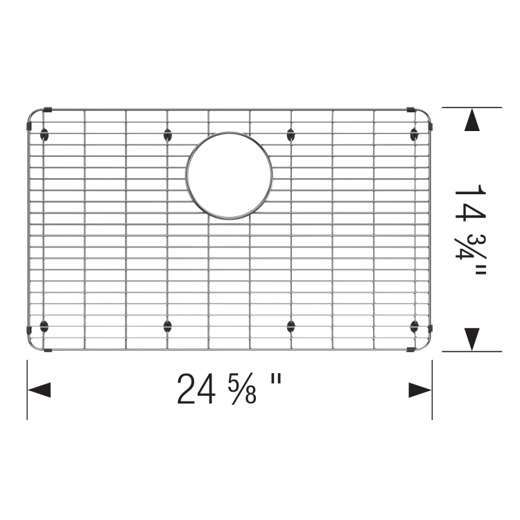 Stainless Steel Bottom Grid for BLANCO Formera 28" Sinks