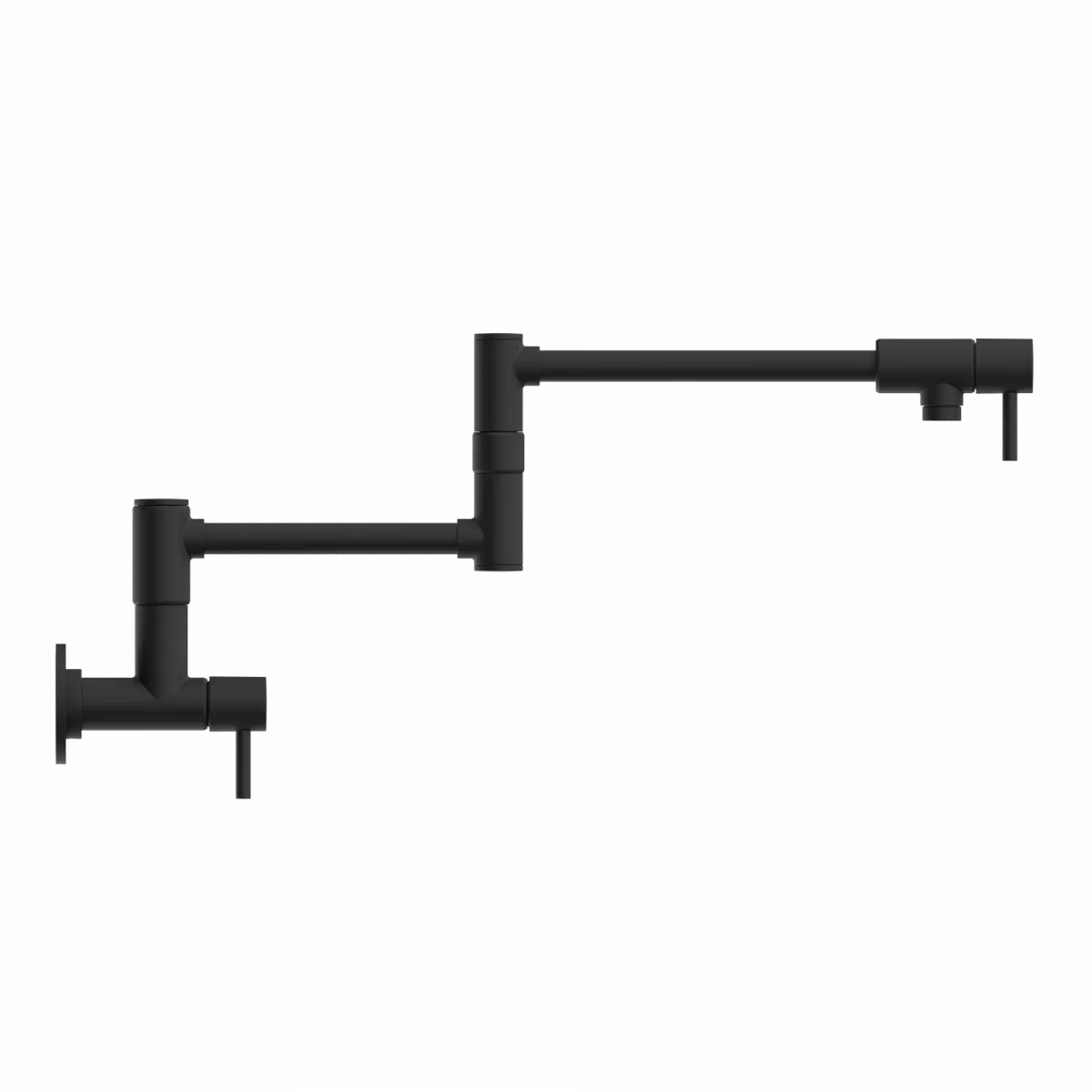 Wasserwerk Wall Mounted Articulating Pot Filler in Matte Black