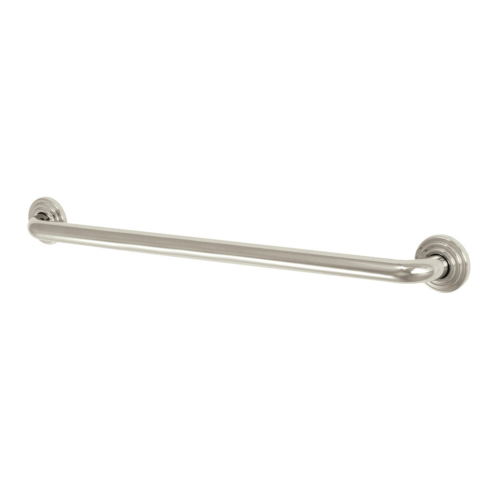 Restoration 30" Brass Decorative Grab Bar in Polished Nickel  
