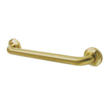 Metropolitan 16" Brass Decorative Grab Bar in Brushed Brass  