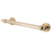 Templeton 12" Brass Decorative Grab Bar in Polished Brass  