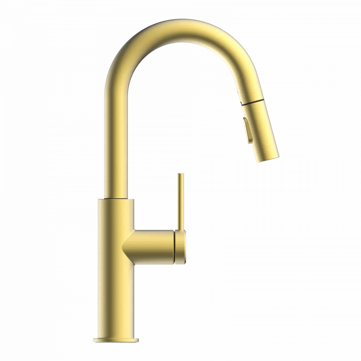 Wasserwerk Pull-Down Kitchen Prep Faucet in Brushed Gold