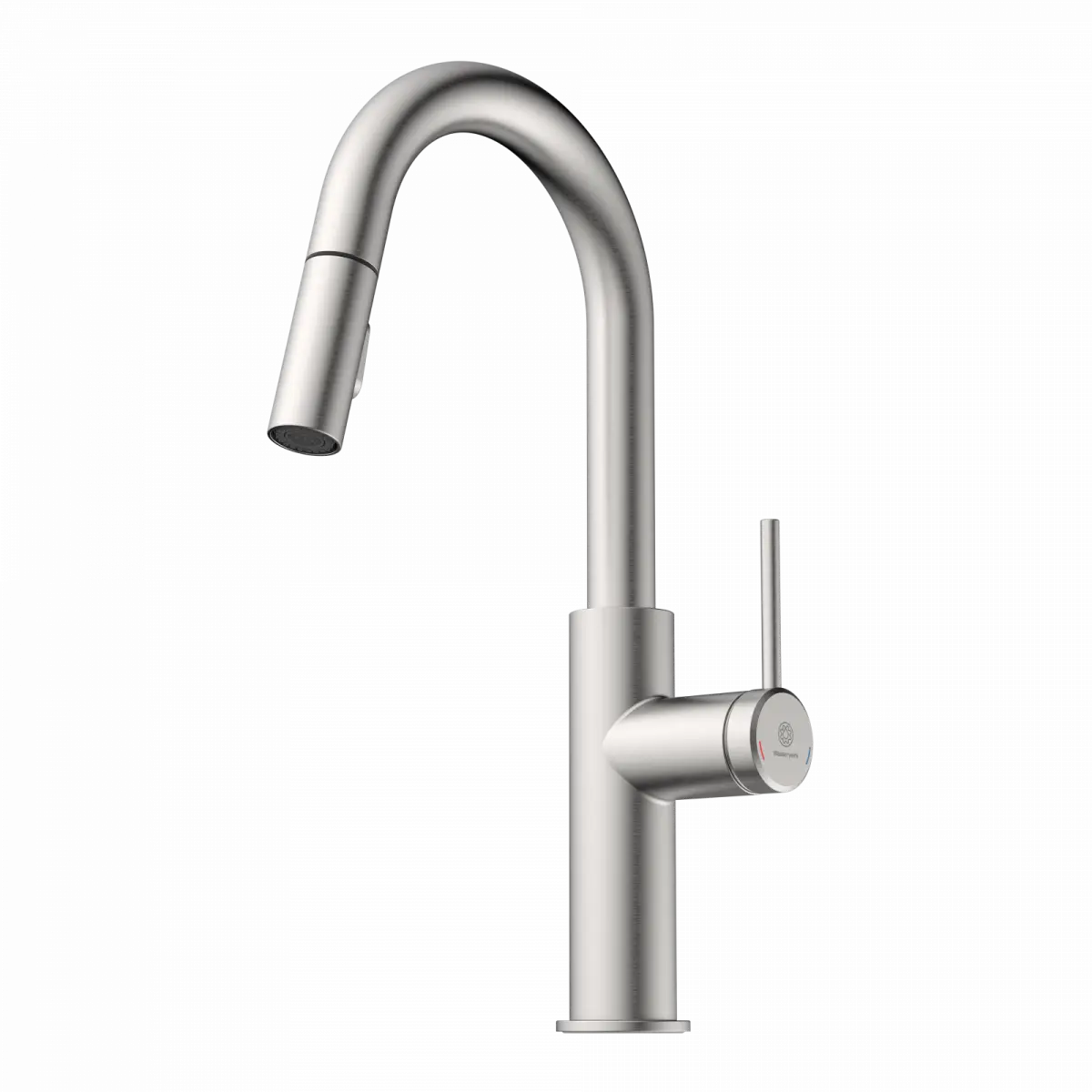 Wasserwerk Pull-Down Kitchen Prep Faucet in Brushed Nickel