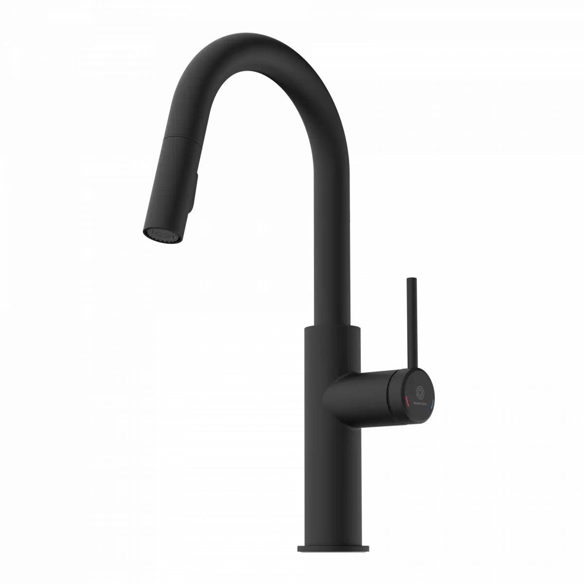 Wasserwerk Pull-Down Kitchen Prep Faucet in Matte Black