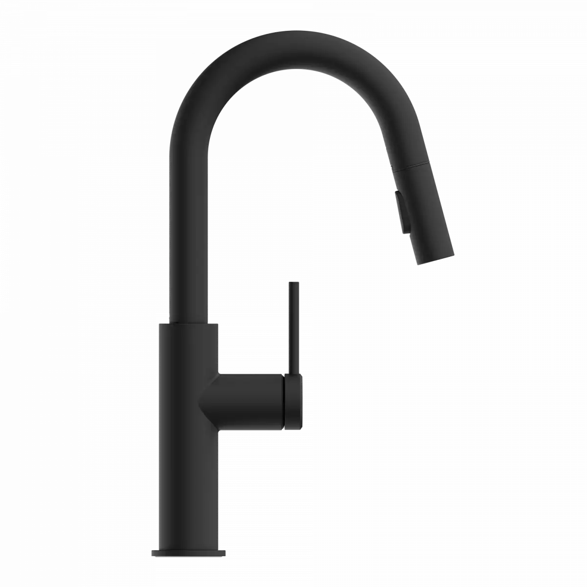 Wasserwerk Pull-Down Kitchen Prep Faucet in Matte Black