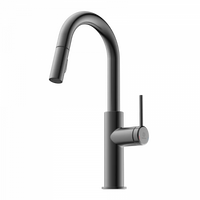Wasserwerk Pull-Down Kitchen Prep Faucet in Matte Graphite