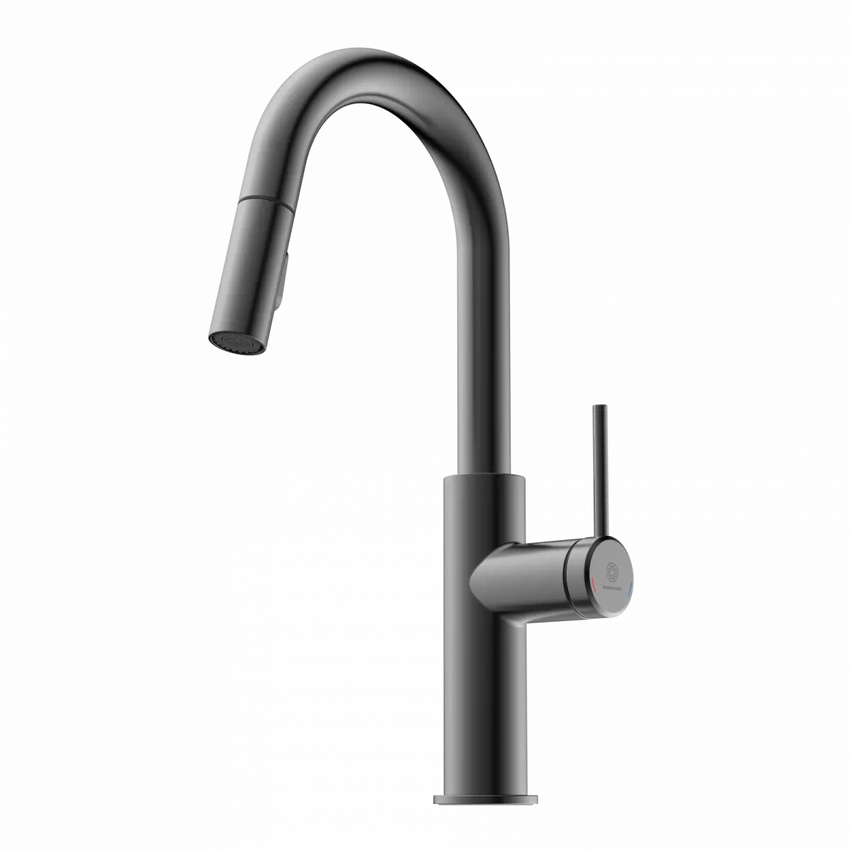 Wasserwerk Pull-Down Kitchen Prep Faucet in Matte Graphite