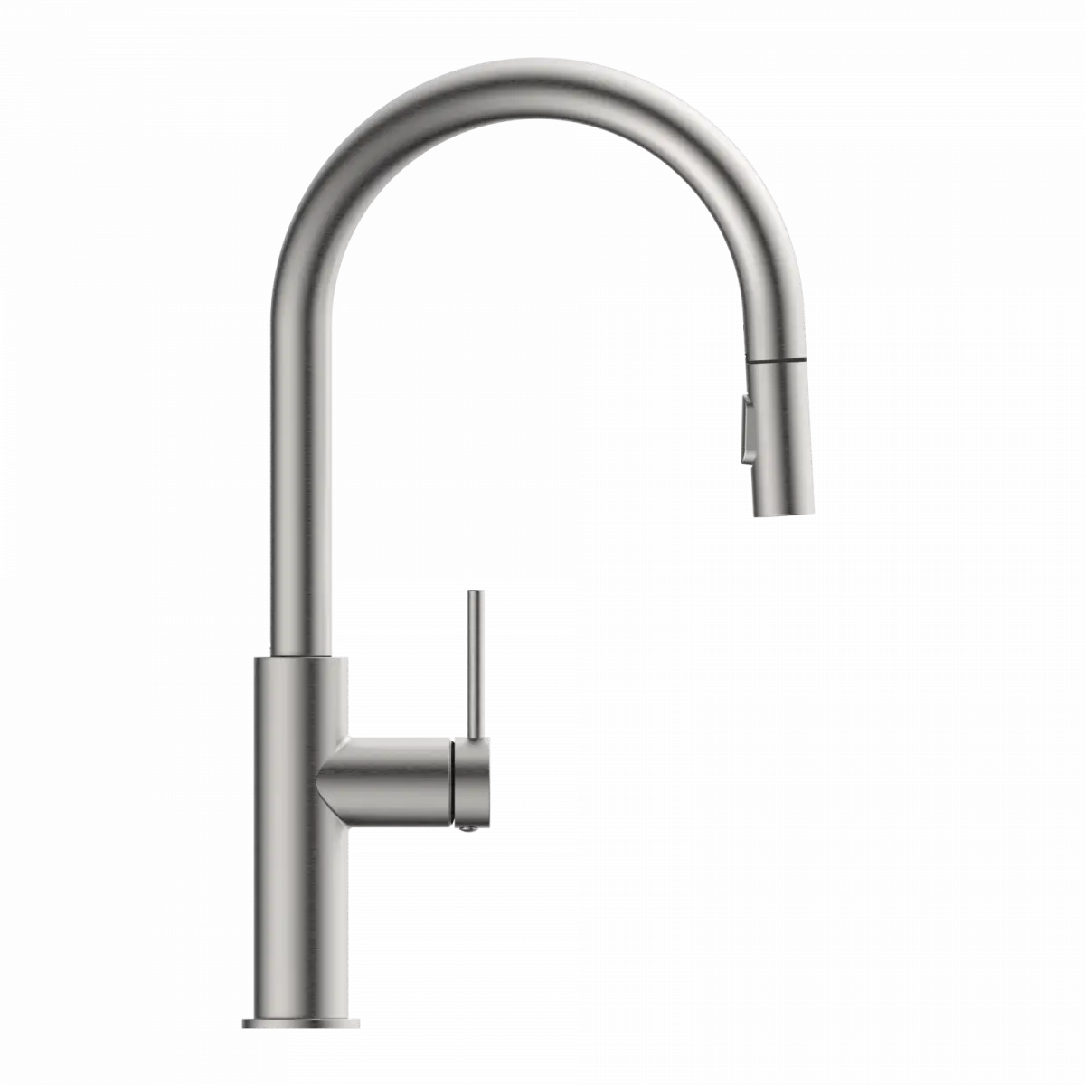 Wasserwerk Kitchen Faucet with Arch Pull-Down Spout in Brushed Nickel