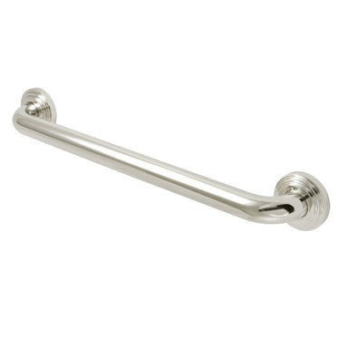 Milano 18" Brass Decorative Grab Bar in Polished Nickel  