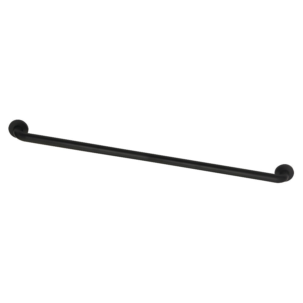 Meridian 48" Brass ADA Grab Bar in Matte Black  
