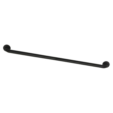 Meridian 48" Brass ADA Grab Bar in Matte Black  