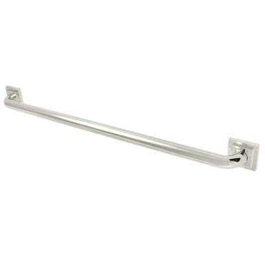 Claremont 32" Brass Decorative Grab Bar in Polished Nickel  