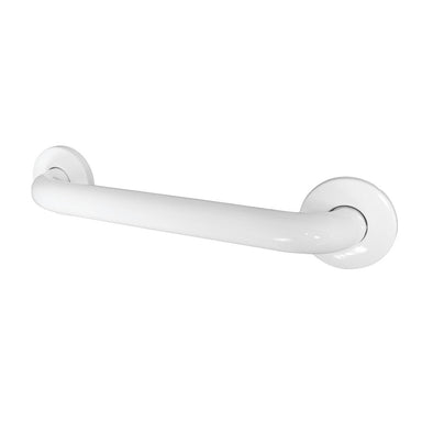 Kingston Brass 12" Stainless Steel ADA Grab Bar in White