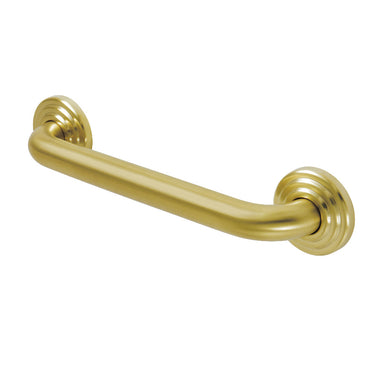 Restoration 12" Brass Decorative Grab Bar in Brushed Brass  