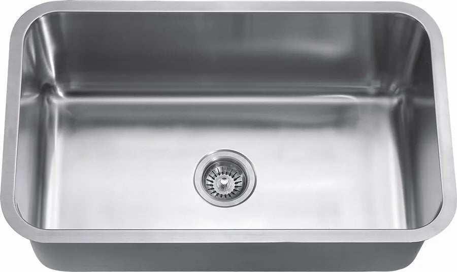 Dawn ASU106 Single Bowl 30" Undermount Stainless Steel Kitchen Sink